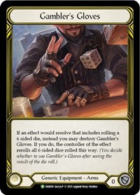 Gambler's Gloves (Golden) - FAB074 (FAB074) [Flesh and Blood: Promo Cards]