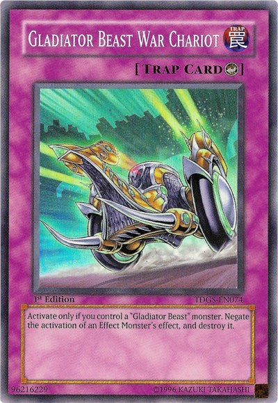 Gladiator Beast War Chariot (TDGS-EN074) [The Duelist Genesis]