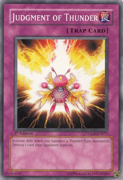 Judgment of Thunder (TDGS-EN077) [The Duelist Genesis]
