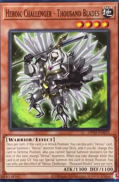Heroic Challenger - Thousand Blades (OP19-EN019) [OTS Tournament Pack 19]