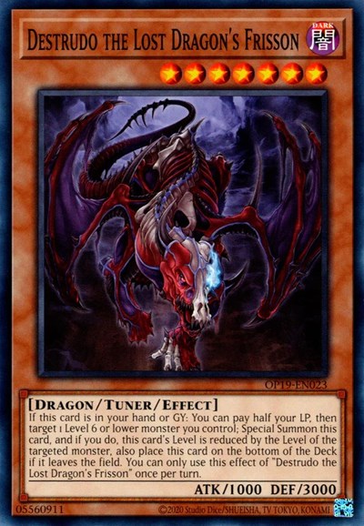 Destrudo the Lost Dragon's Frisson (OP19-EN023) [OTS Tournament Pack 19]
