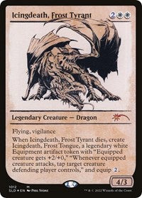 Icingdeath, Frost Tyrant (Showcase) (1012) [Secret Lair Drop Series]
