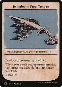 Icingdeath, Frost Tongue Token (Showcase) (1018) [Secret Lair Drop Series]