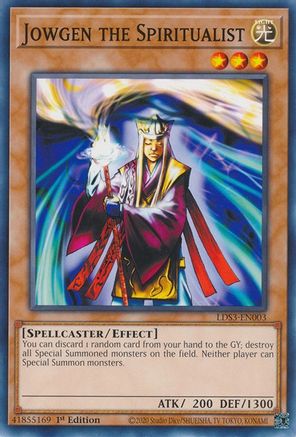 Jowgen the Spiritualist (LDS3-EN003) - Legendary Duelists: Season 3 1st Edition