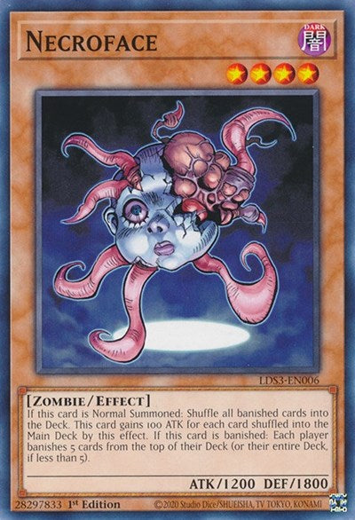 Necroface (LDS3-EN006) [Legendary Duelists: Season 3]