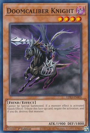 Doomcaliber Knight (LDS3-EN005) - Legendary Duelists: Season 3 1st Edition