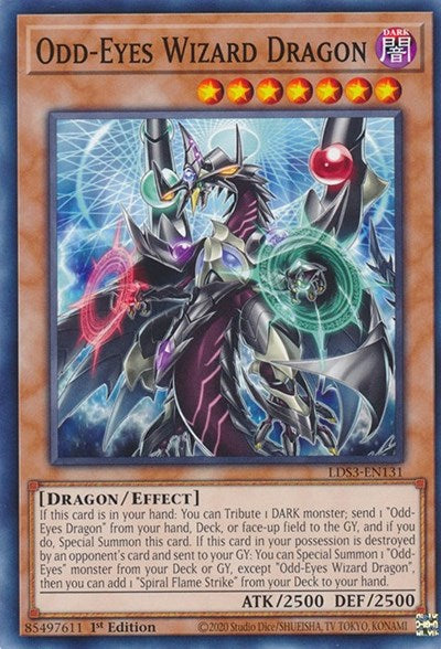 Odd-Eyes Wizard Dragon (LDS3-EN131) [Legendary Duelists: Season 3]