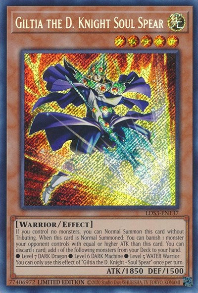 Giltia the D. Knight Soul Spear (LDS3-EN137) [Legendary Duelists: Season 3]