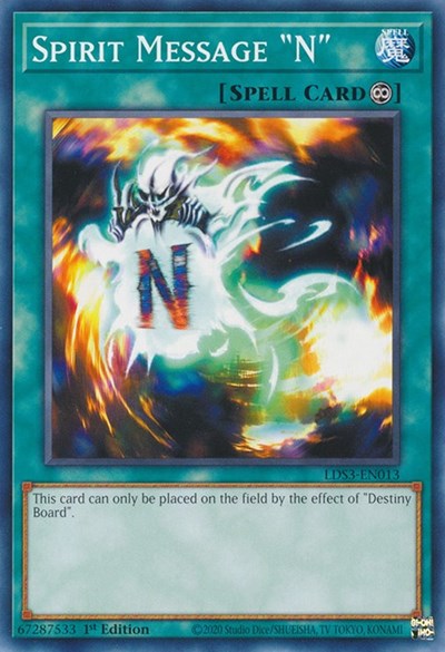 Spirit Message "N" (LDS3-EN013) [Legendary Duelists: Season 3]