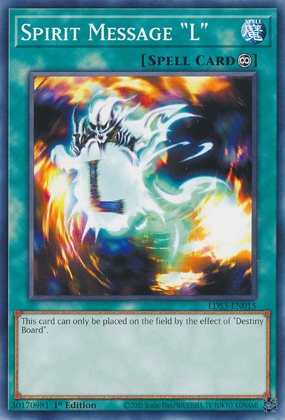 Spirit Message "L" (LDS3-EN015) [Legendary Duelists: Season 3]