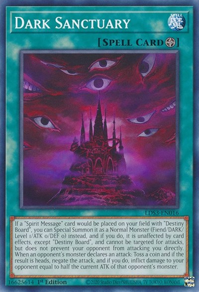 Dark Sanctuary (LDS3-EN016) [Legendary Duelists: Season 3]