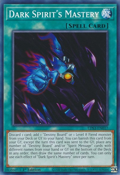 Dark Spirit's Mastery (LDS3-EN017) [Legendary Duelists: Season 3]