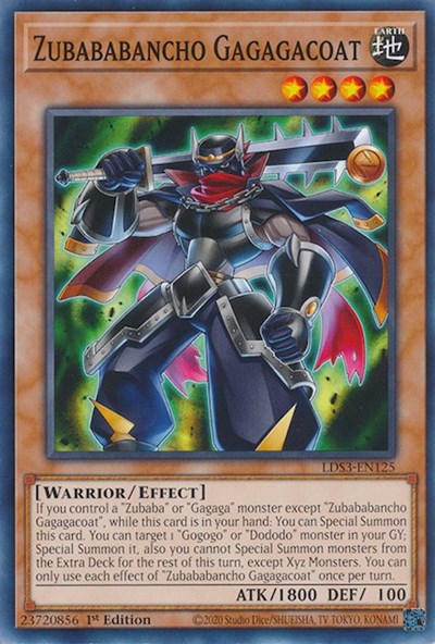 Zubababancho Gagagacoat (LDS3-EN125) [Legendary Duelists: Season 3]