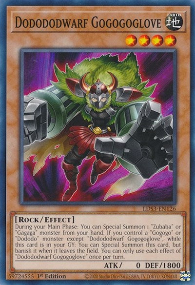 Dodododwarf Gogogoglove (LDS3-EN126) [Legendary Duelists: Season 3]