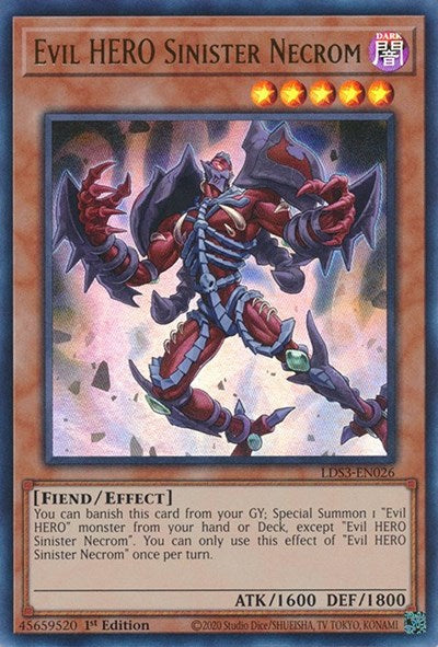 Evil HERO Sinister Necrom (LDS3-EN026) [Legendary Duelists: Season 3]