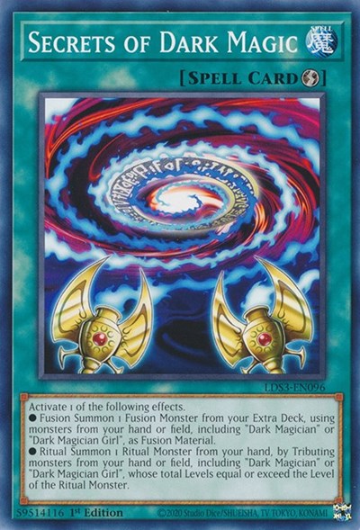 Secrets of Dark Magic (LDS3-EN096) [Legendary Duelists: Season 3]