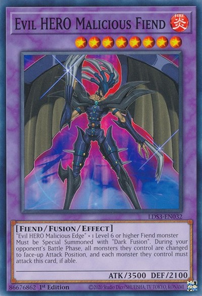 Evil HERO Malicious Fiend (LDS3-EN032) [Legendary Duelists: Season 3]