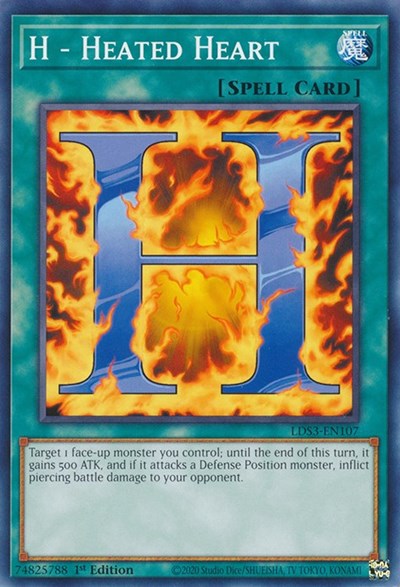 H - Heated Heart (LDS3-EN107) [Legendary Duelists: Season 3]