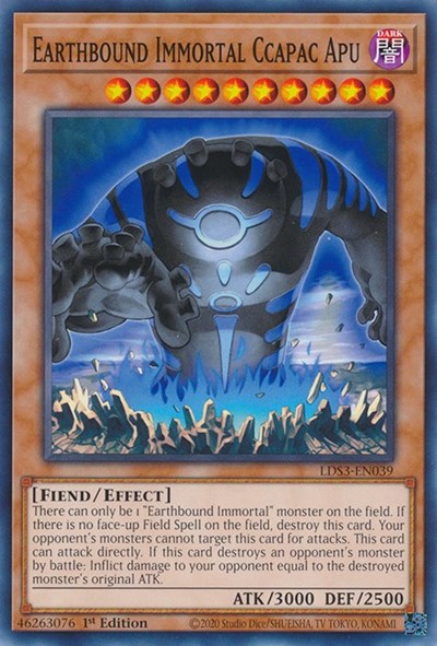 Earthbound Immortal Ccapac Apu (LDS3-EN039) [Legendary Duelists: Season 3]