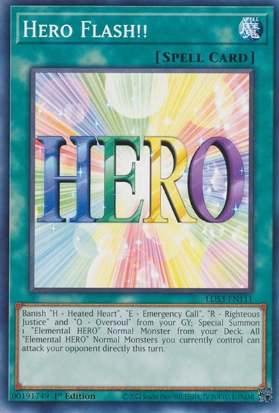 Hero Flash!! (LDS3-EN111) [Legendary Duelists: Season 3]