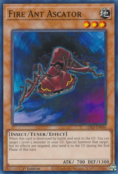 Fire Ant Ascator (LDS3-EN046) [Legendary Duelists: Season 3]