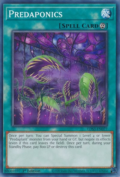 Predaponics (LDS3-EN077) [Legendary Duelists: Season 3]