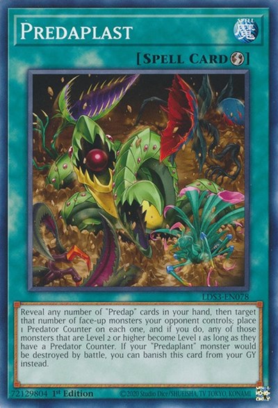 Predaplast (LDS3-EN078) [Legendary Duelists: Season 3]