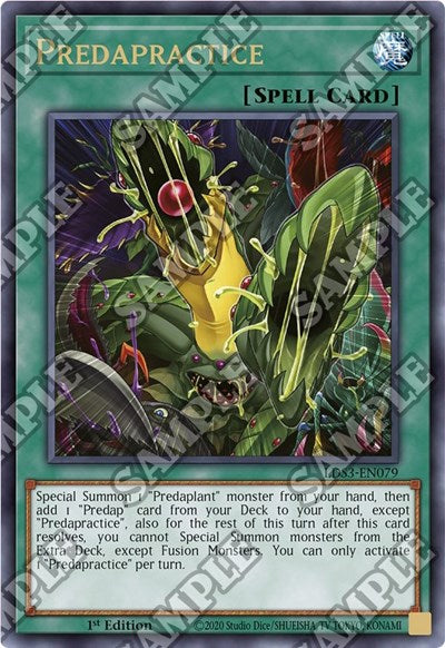 Predapractice (LDS3-EN079) [Legendary Duelists: Season 3]