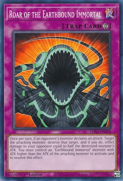 Roar of the Earthbound Immortal (LDS3-EN058) [Legendary Duelists: Season 3]