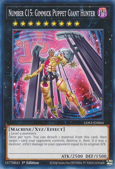 Number C15: Gimmick Puppet Giant Hunter (LDS3-EN064) [Legendary Duelists: Season 3]