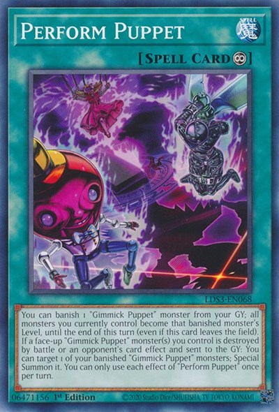 Perform Puppet (LDS3-EN068) [Legendary Duelists: Season 3]