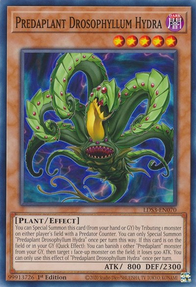 Predaplant Drosophyllum Hydra (LDS3-EN070) [Legendary Duelists: Season 3]