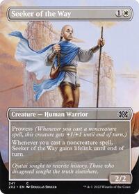 Seeker of the Way (Borderless) (341) [Double Masters 2022]