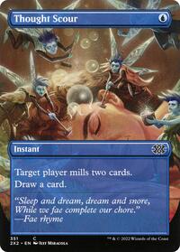 Thought Scour (Borderless) (351) [Double Masters 2022]