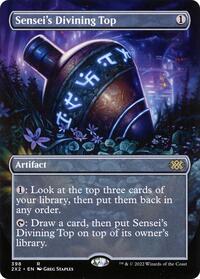 Sensei's Divining Top (Borderless) (398) [Double Masters 2022]
