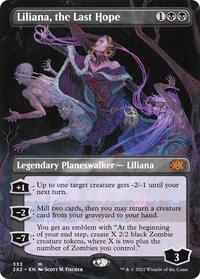 Liliana, the Last Hope (Borderless) (333) [Double Masters 2022]