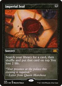 Imperial Seal (Foil Etched) (439) [Double Masters 2022]
