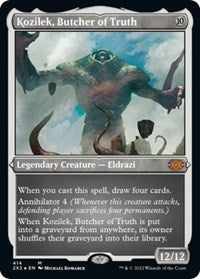 Kozilek, Butcher of Truth (Foil Etched) (414) [Double Masters 2022]