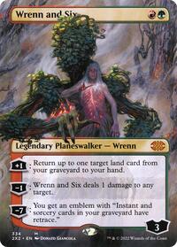 Wrenn and Six (Borderless) (334) [Double Masters 2022]