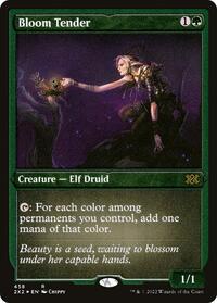 Bloom Tender (Foil Etched) (458) [Double Masters 2022]