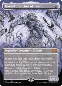 Kozilek, Butcher of Truth (Borderless) (336) [Double Masters 2022]