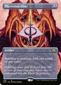 Phyrexian Altar (Borderless) (396) [Double Masters 2022]