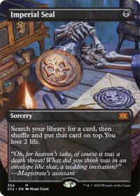 Imperial Seal (Borderless) (354) [Double Masters 2022]