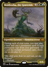 Muldrotha, the Gravetide (Foil Etched) (528) [Double Masters 2022]