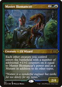 Master Biomancer (Foil Etched) (521) [Double Masters 2022]