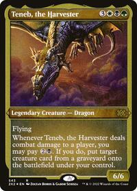 Teneb, the Harvester (Foil Etched) (543) [Double Masters 2022]