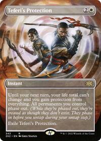 Teferi's Protection (Borderless) (343) [Double Masters 2022]