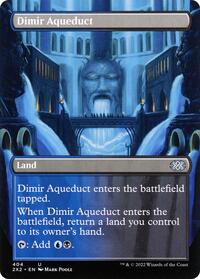 Dimir Aqueduct (Borderless) (404) [Double Masters 2022]