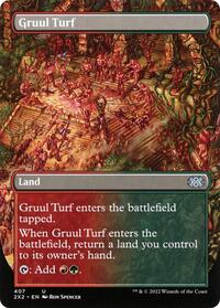 Gruul Turf (Borderless) (407) [Double Masters 2022]