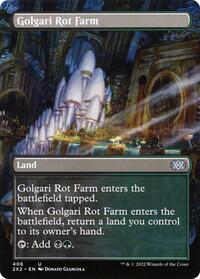 Golgari Rot Farm (Borderless) (406) [Double Masters 2022]
